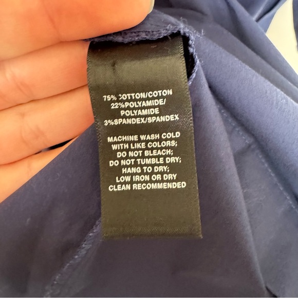 Lafayette 148 Blue Dress Tie Sleeves Modest Church Office - Picture 7 of 9